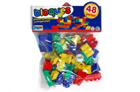 Balde con 240 bloques JUGAR